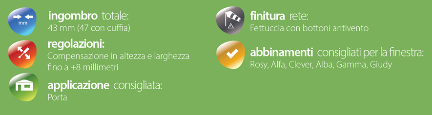 descrizione generica zanzariere tradizionali scenica